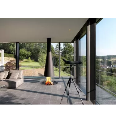 Focus - central wood fireplace FILIOFOCUS