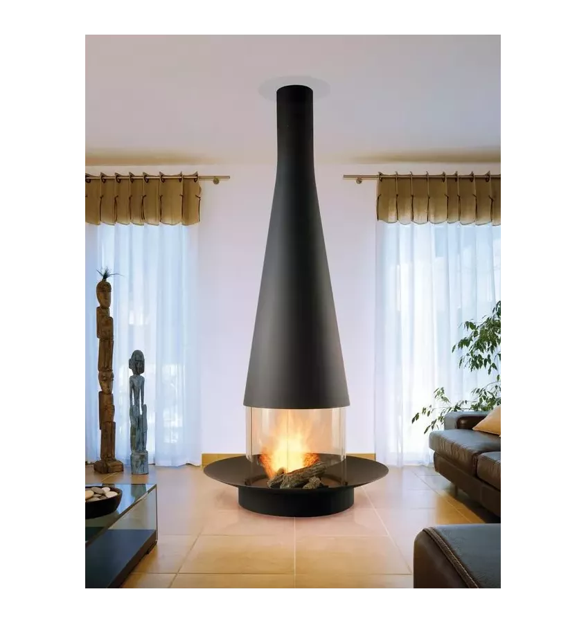 Focus - central wood fireplace FILIOFOCUS