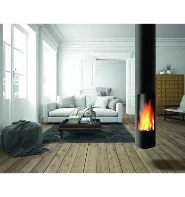 Focus - kominek na drewno SLIMFOCUS podwieszany obrotowy