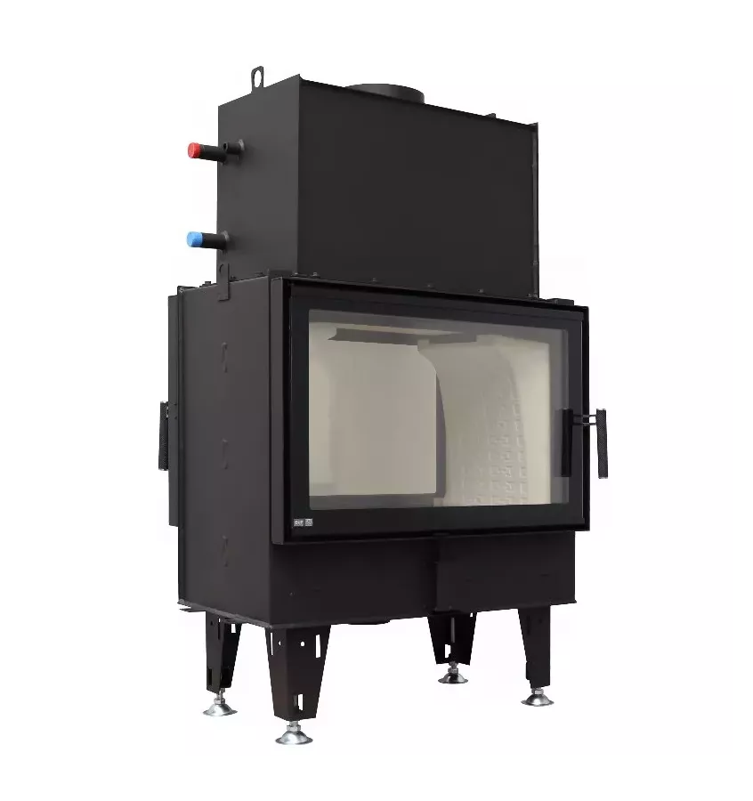 BeF - fireplace insert with a water jacket BeF Twin 8 Aquatic