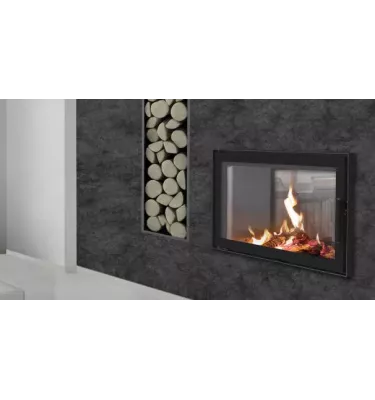 BeF - fireplace insert with a water jacket BeF Twin 8 Aquatic