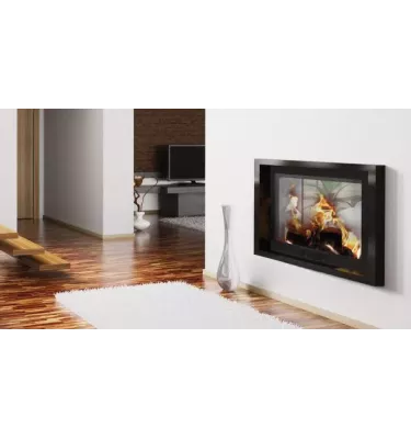BeF - fireplace insert with a water jacket BeF Twin V 8 Aquatic