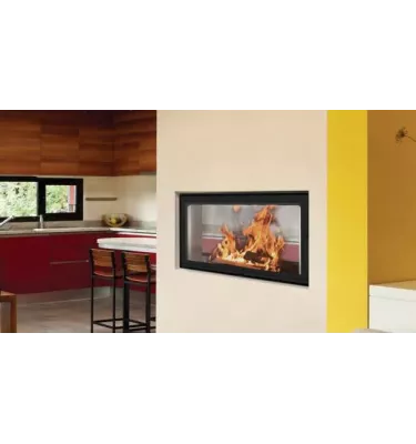 BeF - fireplace insert with a water jacket BeF Twin 10 Aquatic