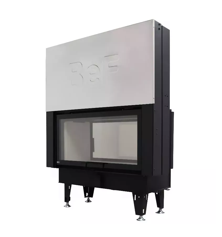 BeF - fireplace insert with a water jacket BeF Twin V 10 Aquatic