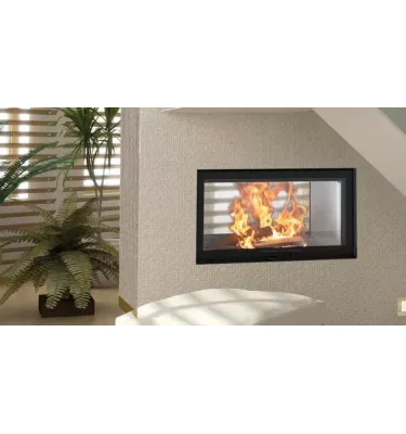 BeF - fireplace insert with a water jacket BeF Twin V 10 Aquatic