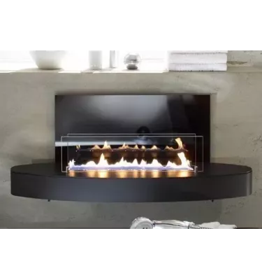 Spartherm - bio fireplace Ebios-Fire Elipse Wall