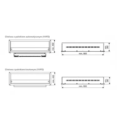 Spartherm - Ebios-Fire Chelsea bio fireplace