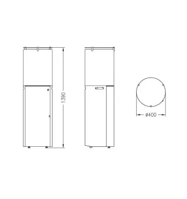 Spartherm - Freestanding biofireplace Fuora R