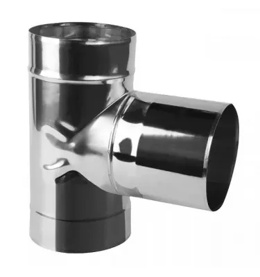 Prodmax - acid-resistant single-wall chimney system - 87 ° tee