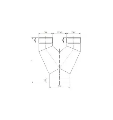 Prodmax - single-wall acid-proof chimney system - ports