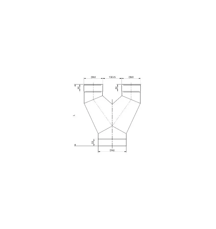 Prodmax - single-wall acid-proof chimney system - ports