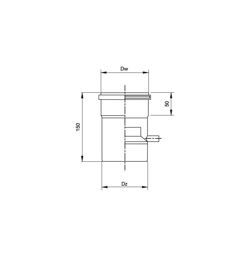 Prodmax - acid-resistant single-wall chimney system - condenser pipe