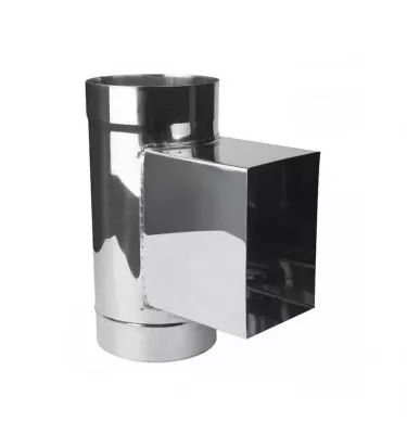 Prodmax - single-wall acid-resistant chimney system - cleaning door with door