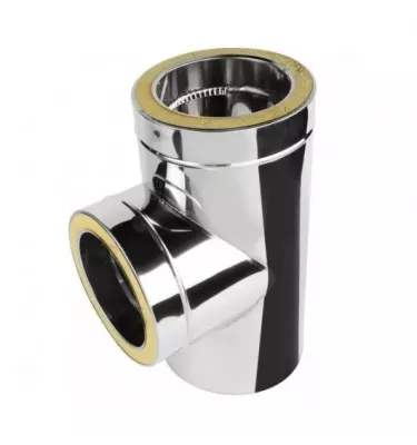Prodmax - double-wall acid-insulated chimney system - tee