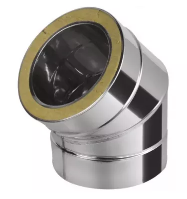 Prodmax - double-walled, acid-proof, chimney system - elbow