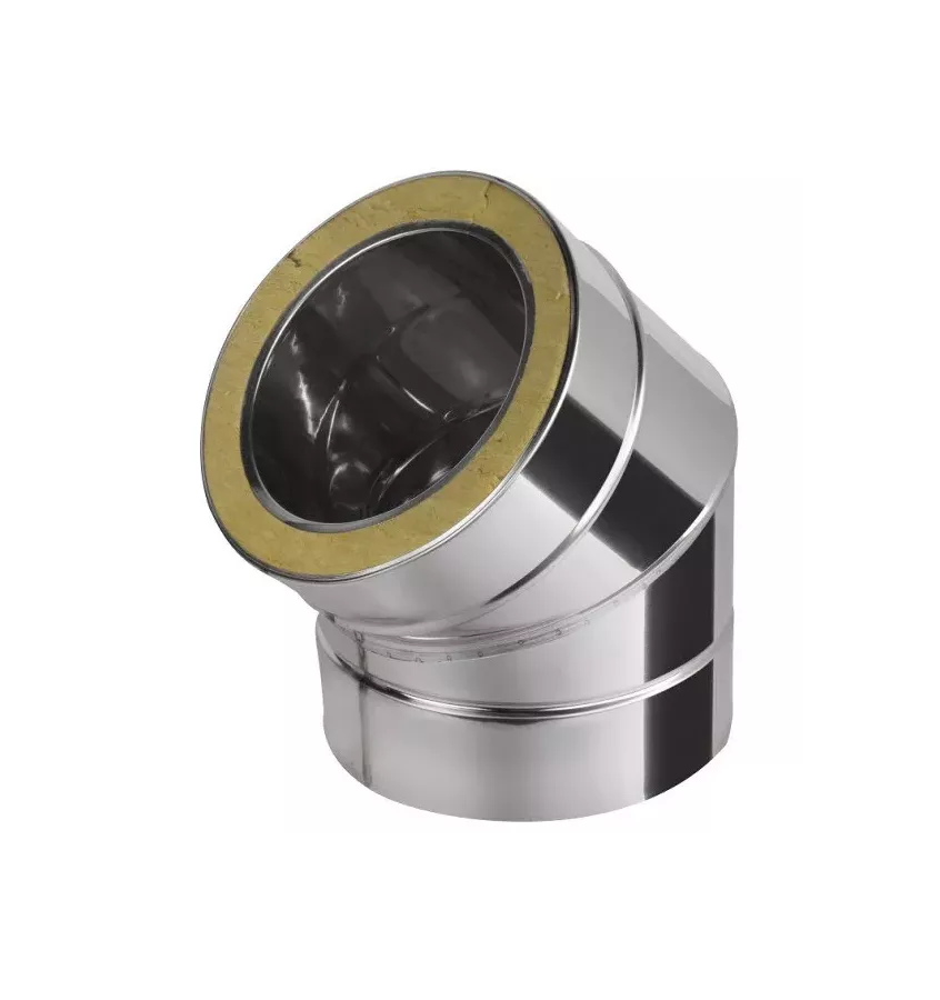 Prodmax - double-walled, acid-proof, chimney system - elbow