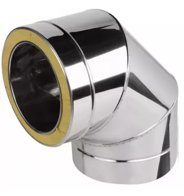 Prodmax - double-walled, acid-proof, chimney system - elbow