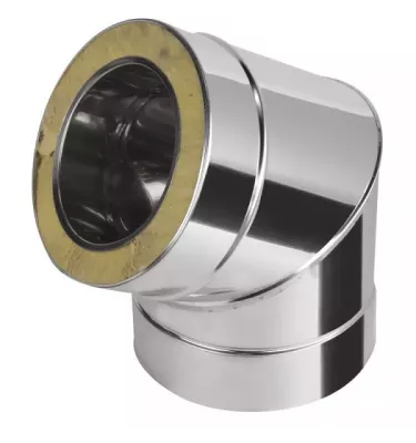 Prodmax - double-walled, acid-proof, chimney system - elbow