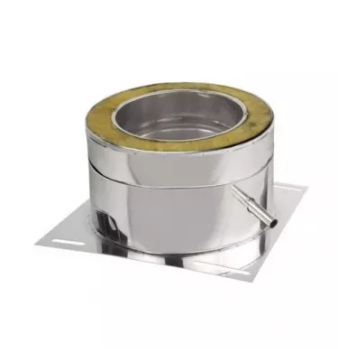 Prodmax - double-walled, acid-resistant, insulated chimney system - condenser with base