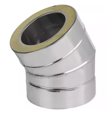 Prodmax - double-walled heat-resistant insulated chimney system - elbow