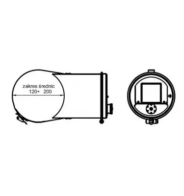 Darco - chimney draft regulators - round chimney draft regulator for RCR pipe