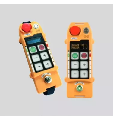 Terex - remote control with display and adjustments