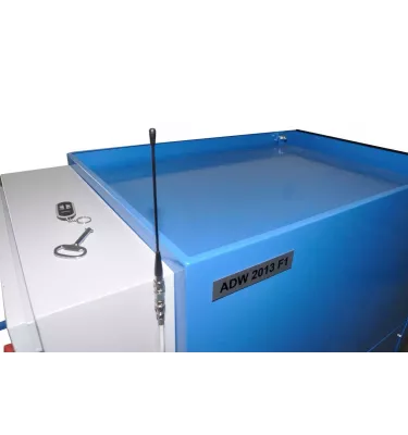 Terex - opening rear shelf for material