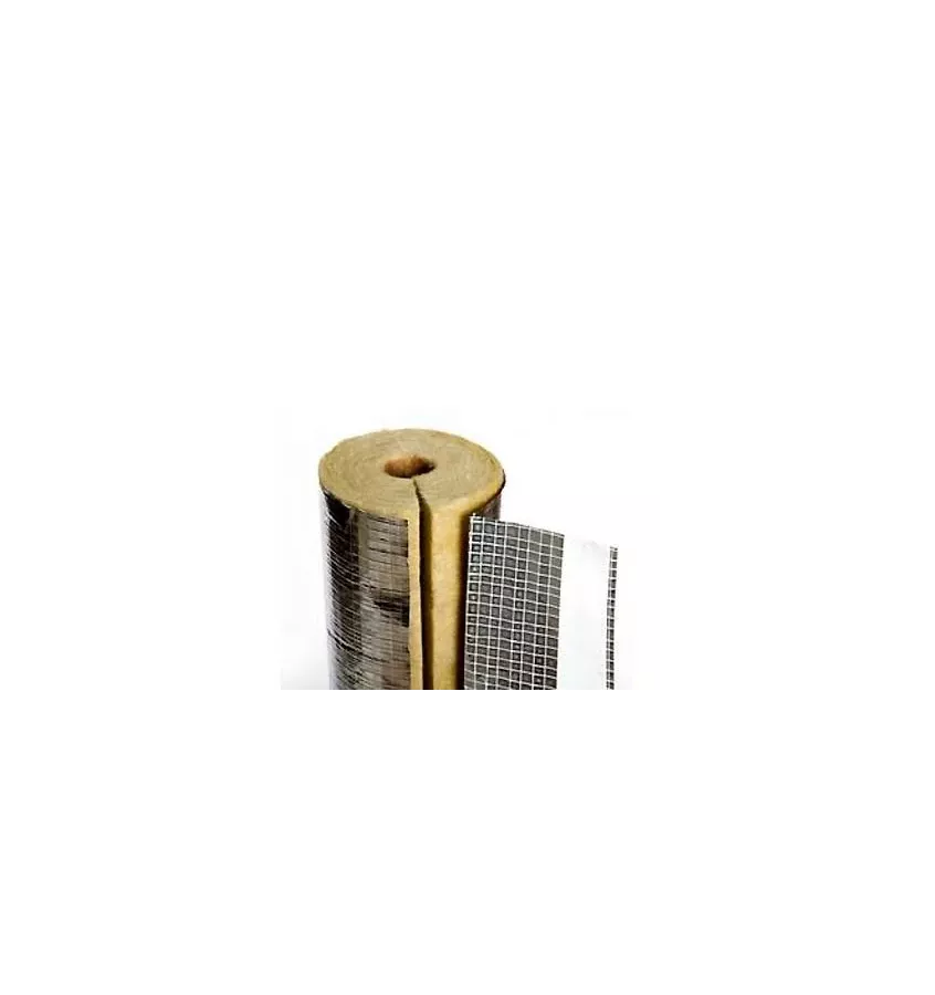 Isover - mineral wool cover U Protect Pipe Section Alu2
