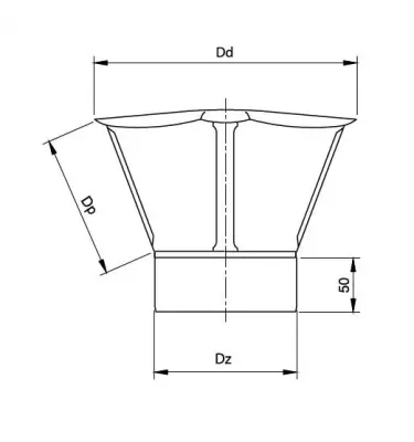 Prodmax - round air distribution system made of galvanized steel sheet - roof