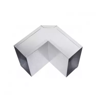 Prodmax - rectangular air distribution system made of galvanized steel - elbow