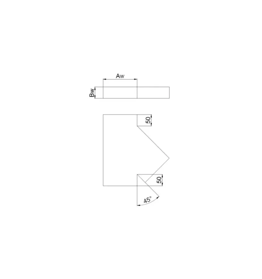 Prodmax - rectangular air distribution system made of galvanized steel - tee