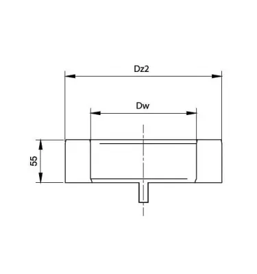 Prodmax - system dystrybucji powietrza okrągły izolowany z blachy ocynkowanej - odskraplacz izolowany (DPO44)