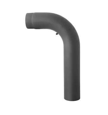 Darco - connection system for fireplaces and solid fuel boilers SPK - high elbow with revision