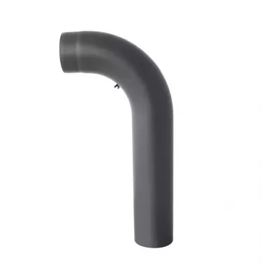 Darco - connection system for fireplaces and solid fuel boilers SPK - high elbow - short with revision