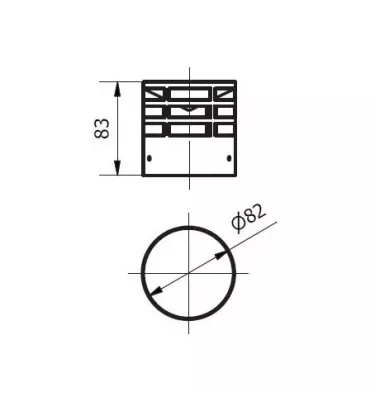 Darco - chimney connection system for pellet stoves SPKP - launcher