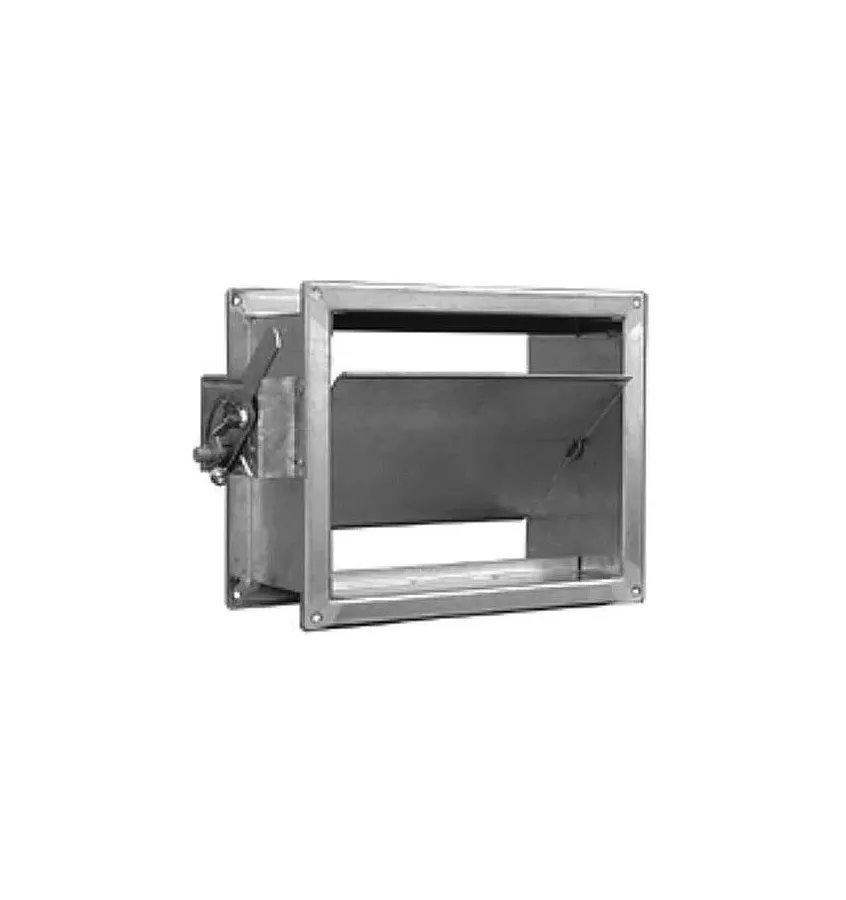 Darco - W ventilation - rectangular ventilation duct - single-leaf damper
