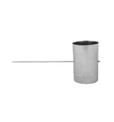 Darco - heat-resistant elements for connecting the fireplace - straight chimney damper