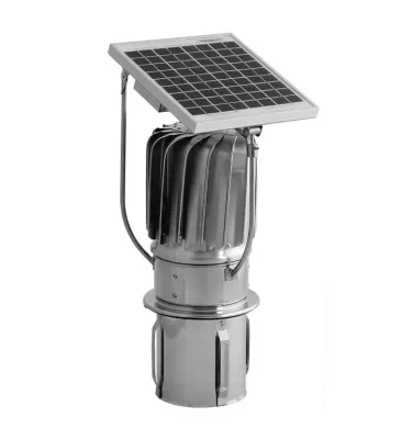 Darco - chimney pots - hybrid tulip with photovoltaic panel