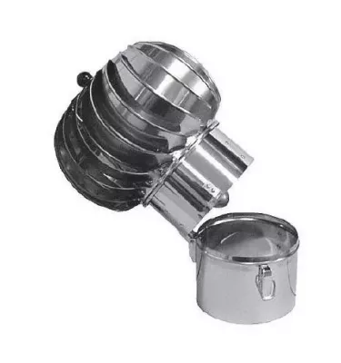 Darco - chimney caps - turbo-pipe base (opened)