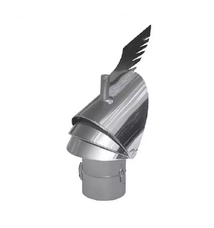 Darco - chimney cowls - rotowent dragon pipe base (opened)