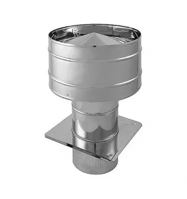Darco - chimney caps - cylindrical roof ventilator with base