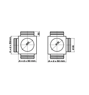 Darco - DGP hot air distribution system round - SRS distribution box