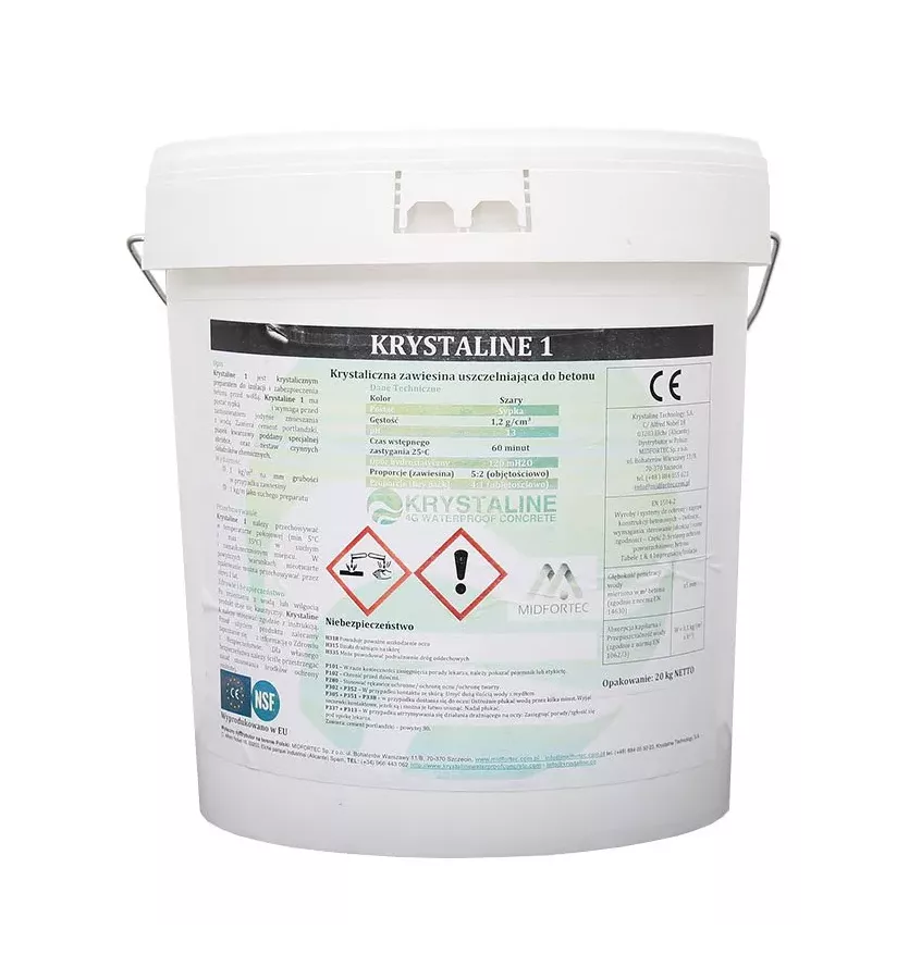 Krystaline - krystalická těsnicí suspenze pro krystalický beton 1