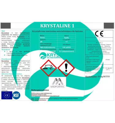 Krystaline - crystalline Krystaline 1 sealing suspension