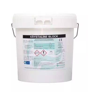 Krystaline - a high-strength waterproof mortar for repairing Krystaline Block concrete structures