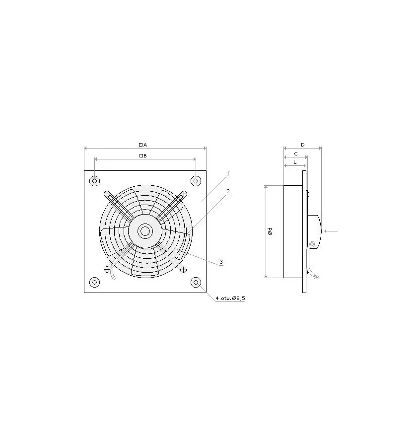 Convector - axial fan WWS
