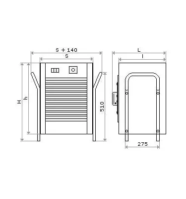 Convector - ZGW heating and ventilation set