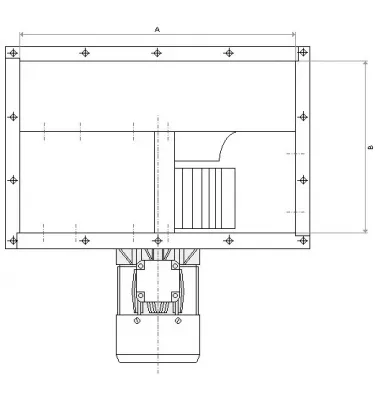 Convector - Duct drum fan WBK