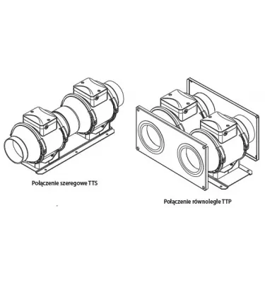 Vents - mixed flow duct fan TT