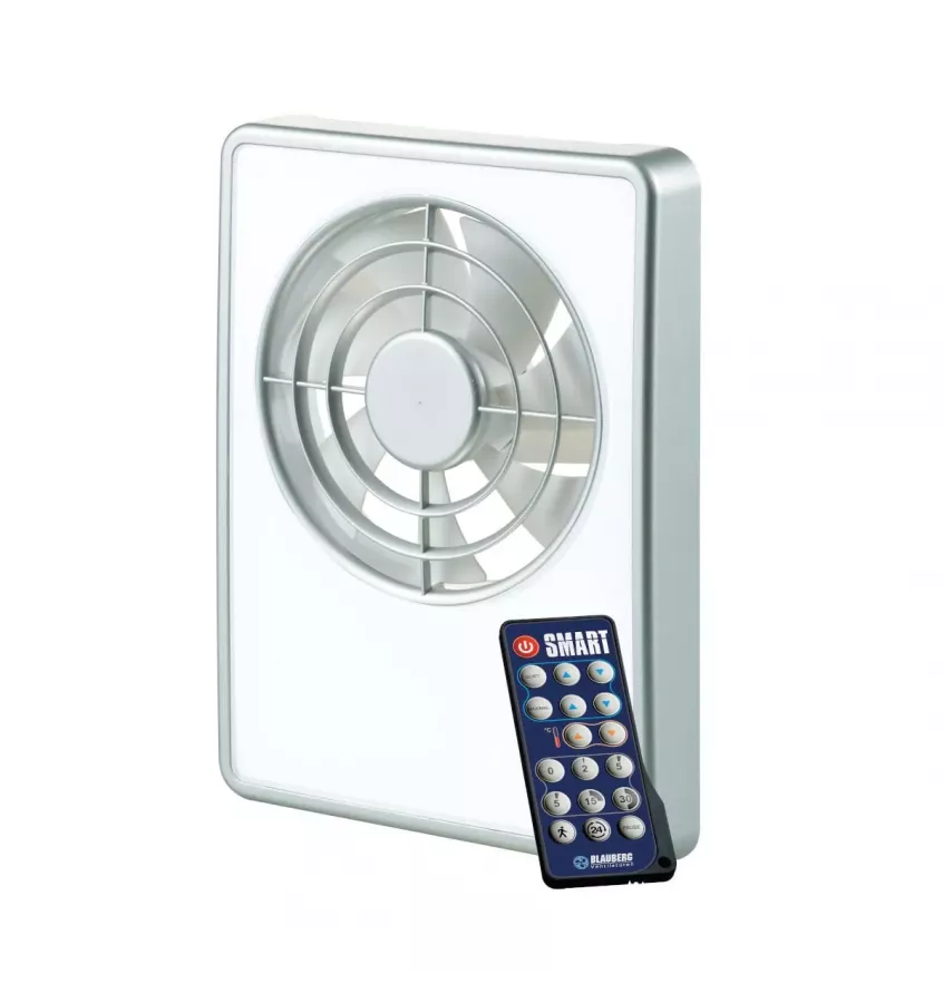 Blauberg - inteligentní odtahový ventilátor s programátorem provozních režimů a inteligentním dálkovým ovládáním